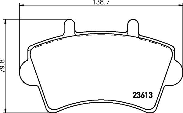 Cobreq N-450P - Brake Pad Set, disc brake autospares.lv