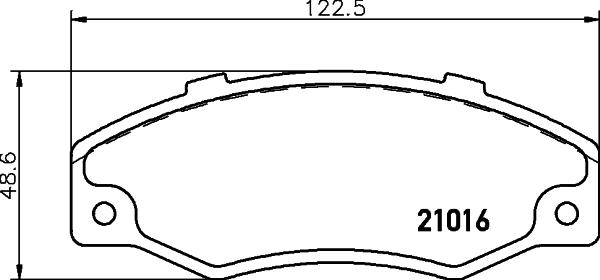 Cobreq N-427 - Brake Pad Set, disc brake autospares.lv