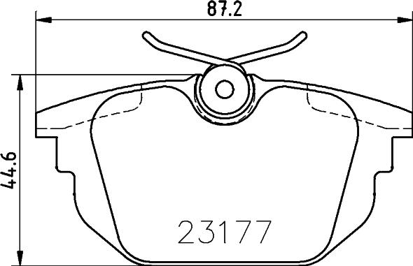 Cobreq N-559 - Brake Pad Set, disc brake autospares.lv