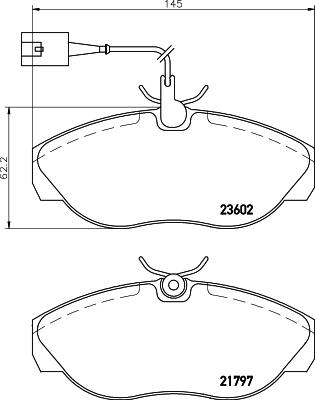 Cobreq N-565 - Brake Pad Set, disc brake autospares.lv