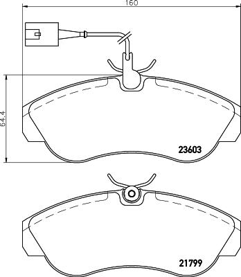 Cobreq N-566 - Brake Pad Set, disc brake autospares.lv