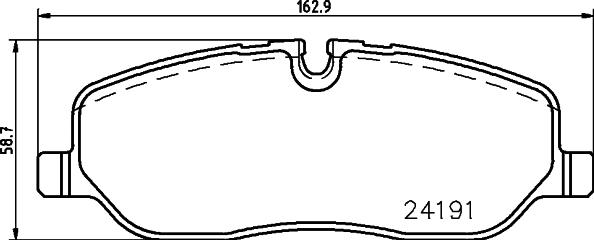 Cobreq N-1493 - Brake Pad Set, disc brake autospares.lv