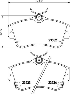 Cobreq N-1425 - Brake Pad Set, disc brake autospares.lv