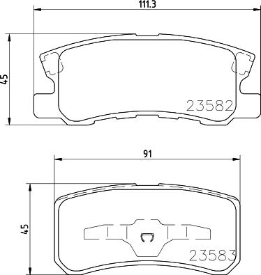 Cobreq N-1470 - Brake Pad Set, disc brake autospares.lv