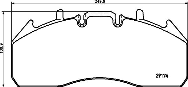 Cobreq N-1502 - Brake Pad Set, disc brake autospares.lv