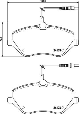 Cobreq N-1197 - Brake Pad Set, disc brake autospares.lv