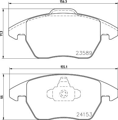 Cobreq N-1175 - Brake Pad Set, disc brake autospares.lv