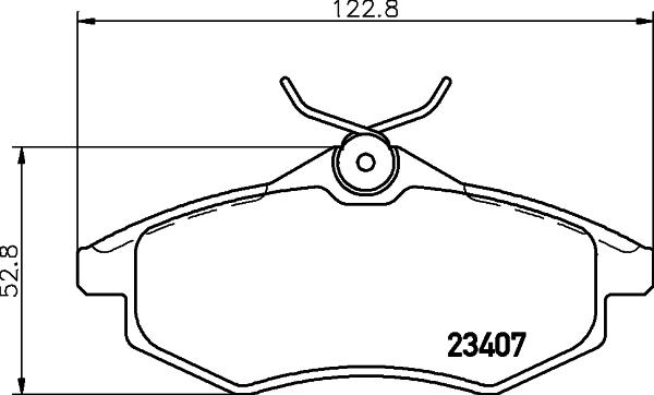 Cobreq N-1171 - Brake Pad Set, disc brake autospares.lv