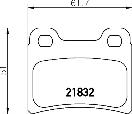 Cobreq N-133 - Brake Pad Set, disc brake autospares.lv