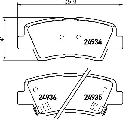 Cobreq N-1289 - Brake Pad Set, disc brake autospares.lv