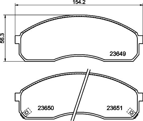 Cobreq N-1238P - Brake Pad Set, disc brake autospares.lv