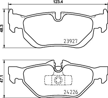 Cobreq N-1718 - Brake Pad Set, disc brake autospares.lv