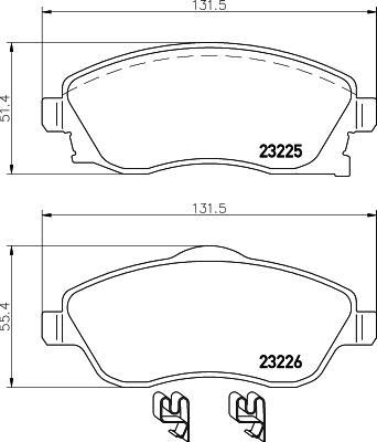 Cobreq N-360 - Brake Pad Set, disc brake autospares.lv