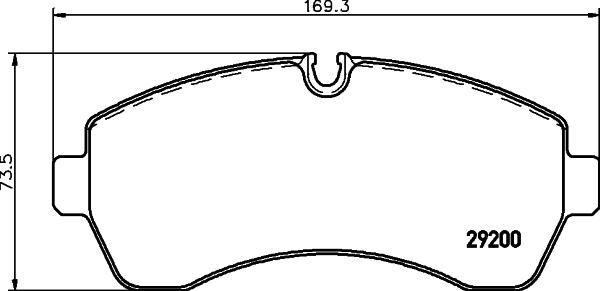 Cobreq N-2142 - Brake Pad Set, disc brake autospares.lv