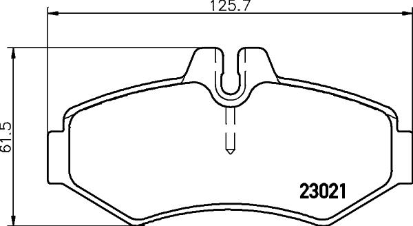 Cobreq N-712 - Brake Pad Set, disc brake autospares.lv