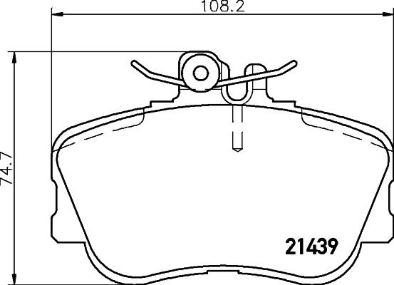 Cobreq N-723 - Brake Pad Set, disc brake autospares.lv