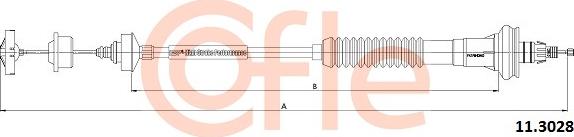 Cofle 92.11.3028 - Clutch Cable autospares.lv