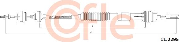 Cofle 92.11.2295 - Clutch Cable autospares.lv