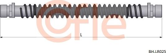 Cofle 92.BH.LR025 - Brake Hose autospares.lv