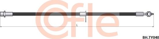 Cofle 92.BH.TY040 - Brake Hose autospares.lv