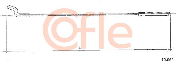 Cofle 10.062 - Accelerator Cable autospares.lv