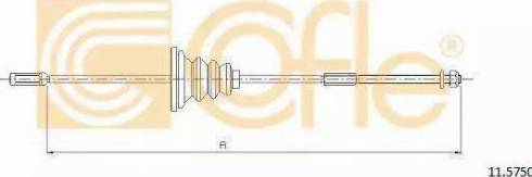 Cofle 17.067 - Cable, parking brake autospares.lv