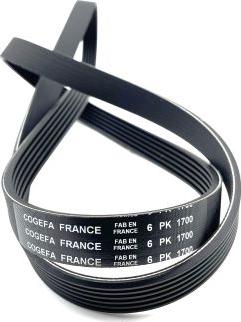 COGEFA France 6PK1700 - V-Ribbed Belt autospares.lv