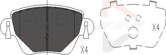 Comline ADB01517 - Brake Pad Set, disc brake autospares.lv