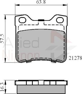 Comline ADB01060 - Brake Pad Set, disc brake autospares.lv