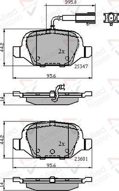 Comline ADB11026 - Brake Pad Set, disc brake autospares.lv