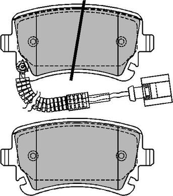 Comline CBP11754 - Brake Pad Set, disc brake autospares.lv