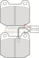 HELLA T1058 - Brake Pad Set, disc brake autospares.lv