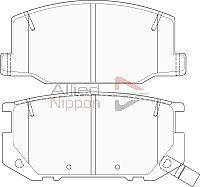 Comline ADB3744 - Brake Pad Set, disc brake autospares.lv