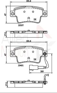 Comline ADB21528 - Brake Pad Set, disc brake autospares.lv