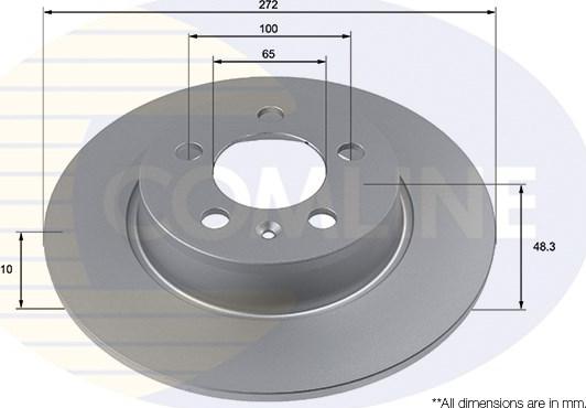 Comline ADC4066 - Brake Disc autospares.lv