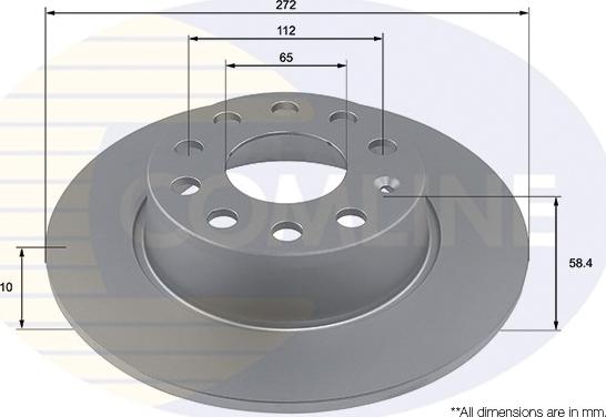 Comline ADC4009 - Brake Disc autospares.lv