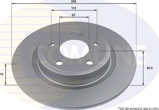 Comline ADC4036 - Brake Disc autospares.lv