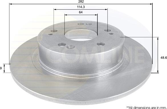 Comline ADC0559 - Brake Disc autospares.lv