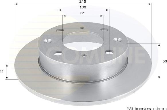 Comline ADC0501 - Brake Disc autospares.lv