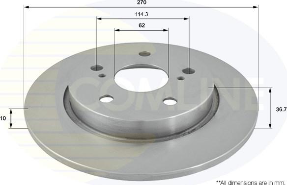 Comline ADC01146 - Brake Disc autospares.lv