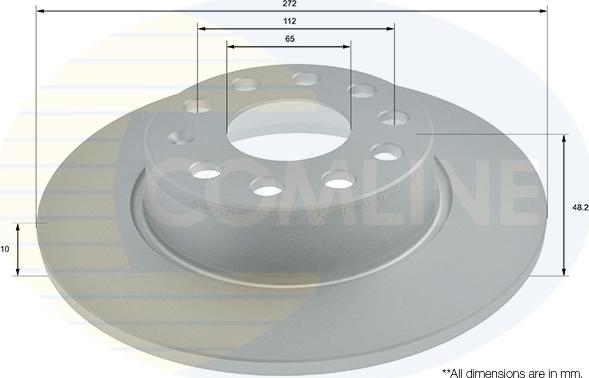 Comline ADC1497 - Brake Disc autospares.lv