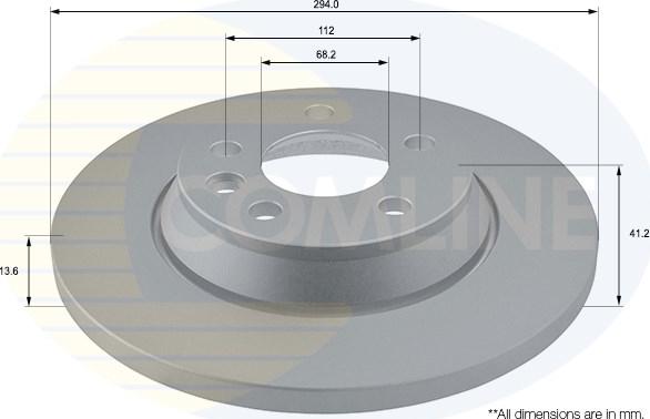 Comline ADC1440 - Brake Disc autospares.lv