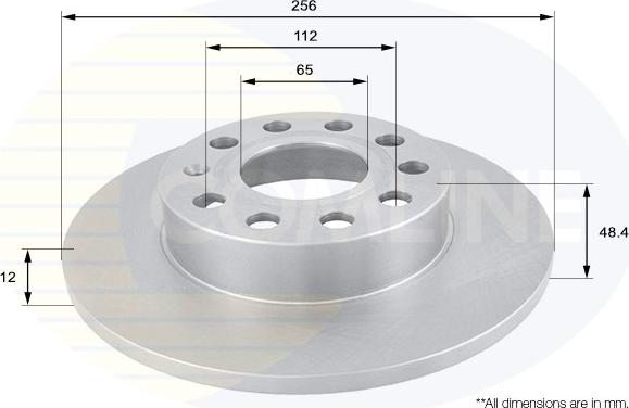 Comline ADC1448 - Brake Disc autospares.lv