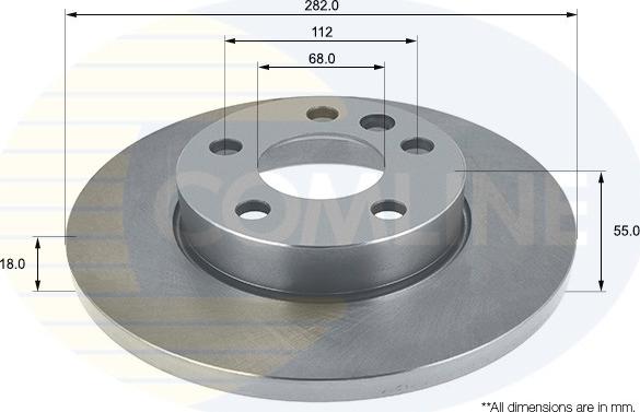 Comline ADC1464 - Brake Disc autospares.lv