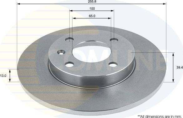 Comline ADC1403 - Brake Disc autospares.lv