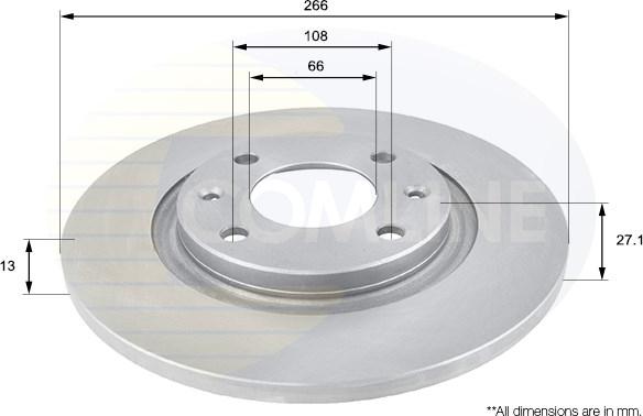 Comline ADC1521 - Brake Disc autospares.lv