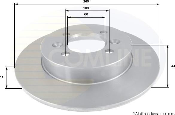 Comline ADC1527 - Brake Disc autospares.lv