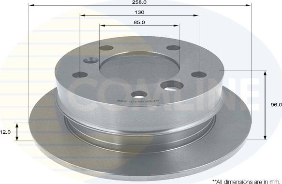 Comline ADC1619 - Brake Disc autospares.lv