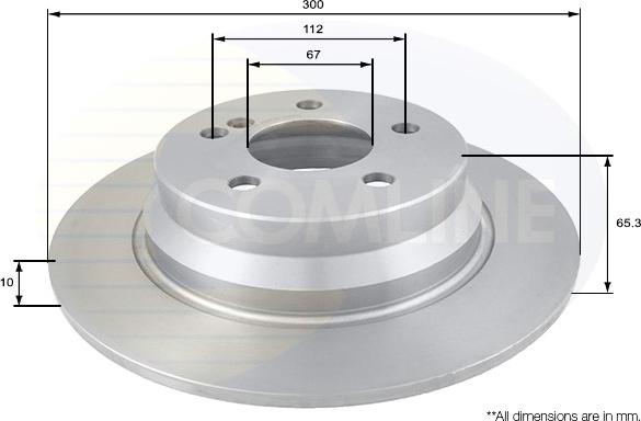 Comline ADC1625 - Brake Disc autospares.lv