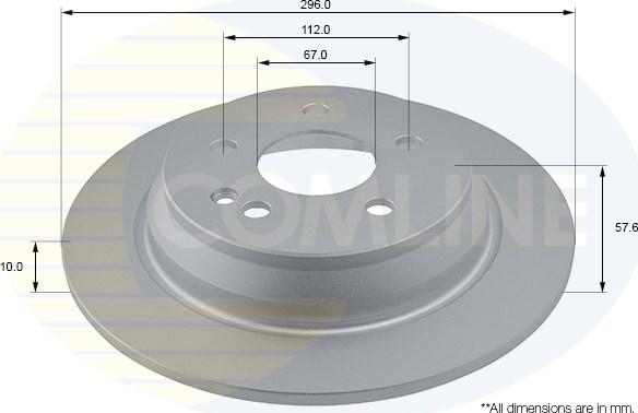 Comline ADC1628 - Brake Disc autospares.lv